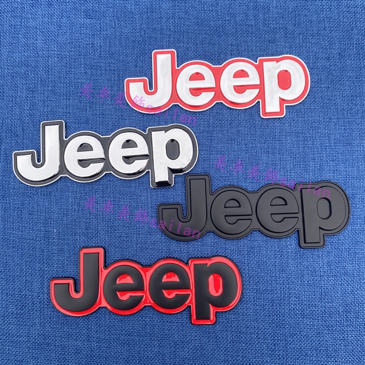 Logo Dán Trang Trí Xe JEEP Wrangler Big Chenoki Guide Freeman Bằng Kim Loại