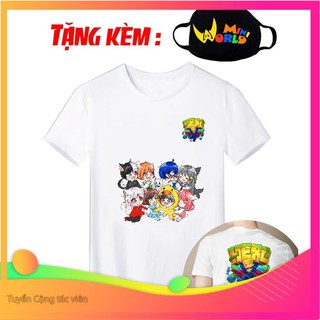 🔥SALE SỐC🔥 🔥HOT🔥 áo thun Hero Team - Mini World V2 đẹp kèm bịt mặt siêu ngầu
