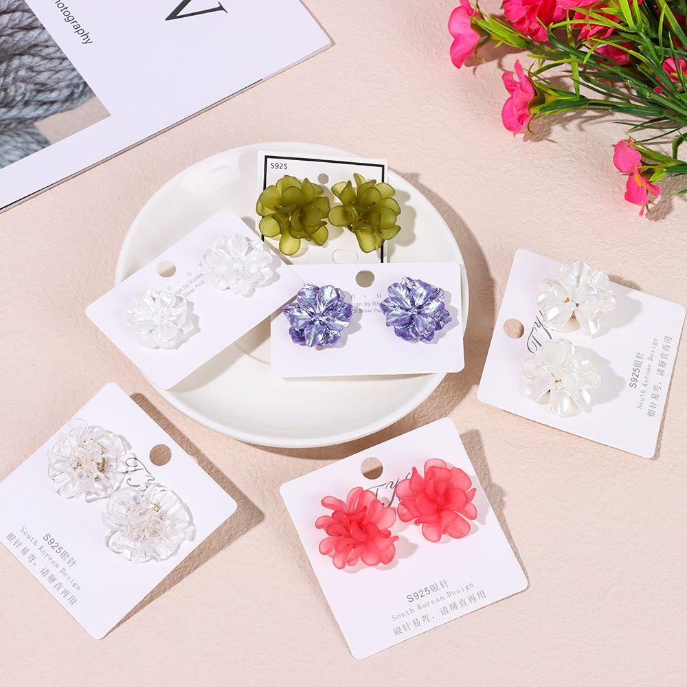 Bông Tai Hình Hoa Bằng Hợp Kim Thời Trang Xinh Xắn