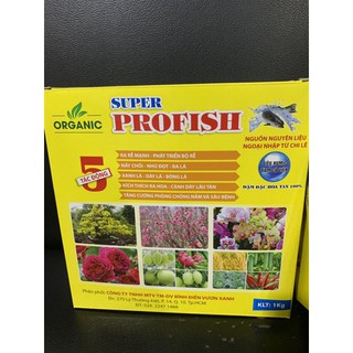 Phân bón vi lượng, đạm cá, humic dạng viên EV13 Super Profish hộp 01kg