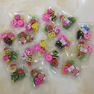 Set 3 đầu tẩy hình ngộ nghĩnh