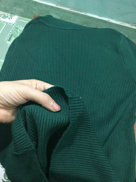 [HOT ITEM] Áo len tăm cổ cao DÁNG CHUẨN body dài tay nữ QC SIÊU HOT