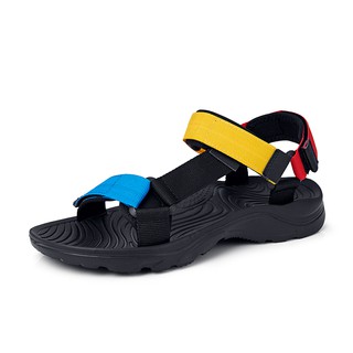 Giày Sandal Đi Biển Yozoh Màu Xanh Dương/Vàng/Đỏ Kích Thước 39-46 Dành Cho Nam