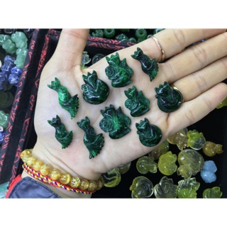 Hồ Ly Ngọc Sơn Thuỷ size mặt dây chuyền