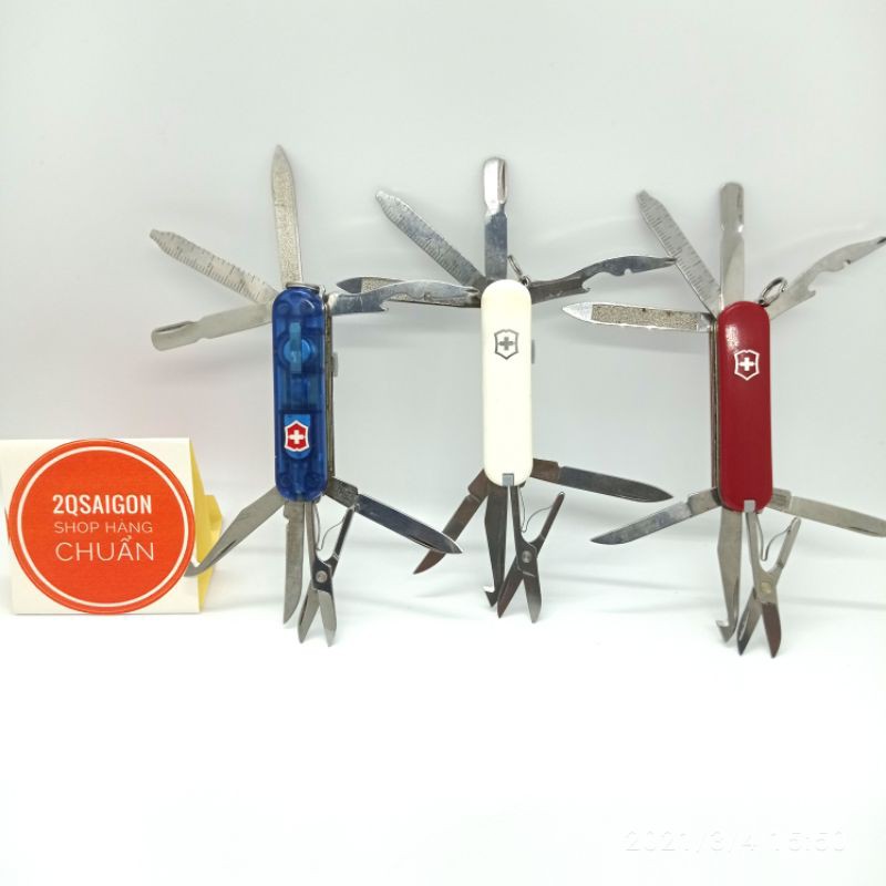 Dao xếp móc khoá đa năng Thụy SỹVictorinox Minichamp 58mm: ĐÃ QUA SỬ DỤNG