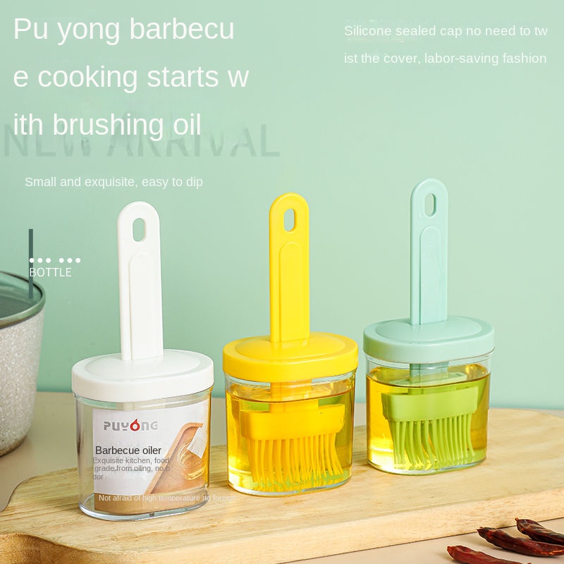 One Cọ Phết Dầu Ăn Kèm Bình Đựng Chịu Nhiệt Cao Tiện Dụng Cho Nhà Bếp