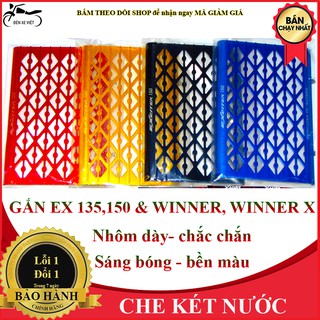 [ẢNH THẬT] ỐP KÉT NƯỚC, CHE KÉT NƯỚC EXCITER 135, 150 cc VÀ WINNER, WINNER X - 4 MÀU TÙY CHỌN - CHẤT LIỆU NHÔM CNC