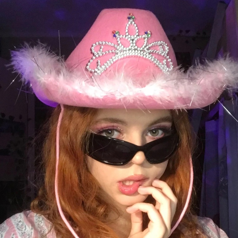 Mũ Cao Bồi ONERI Có Vành Dài Sành Điệu Cho Nữ