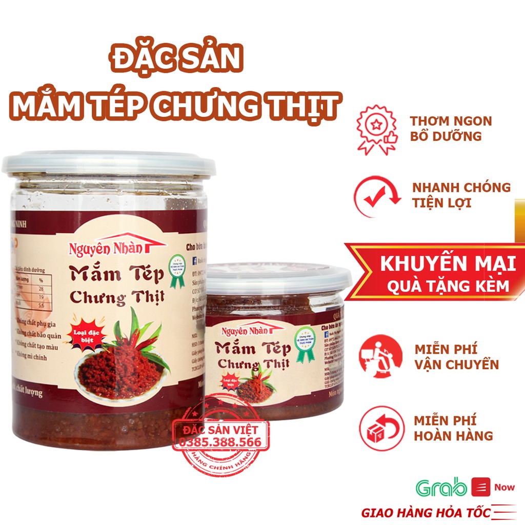 [MẮM TÉP CHƯNG THỊT] Đặc sản chuẩn vị, thơm ngon số 1 Việt Nam, nguyên liệu mắm tép hảo hạng - BIBEMART02