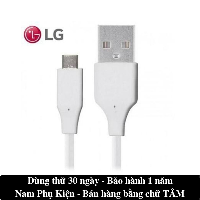 Cable Sạc Nhanh LG Chân Type C