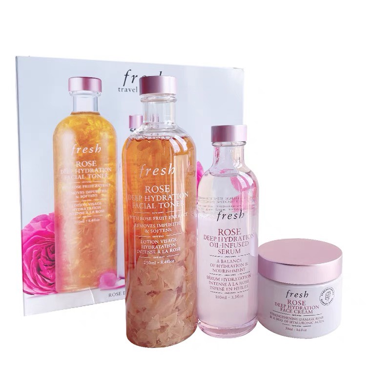 Combo 3 Món Fresh Rose Siêu Dưỡng Âm Chuyên Sâu