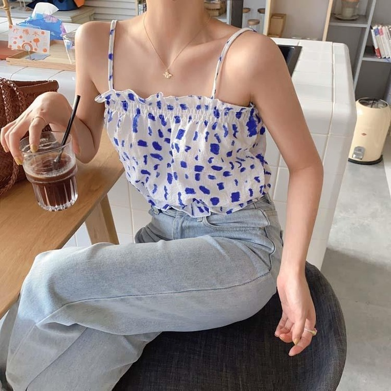 Áo hai dây với thiết kế xinh xắn đáng yêu dành cho nữ