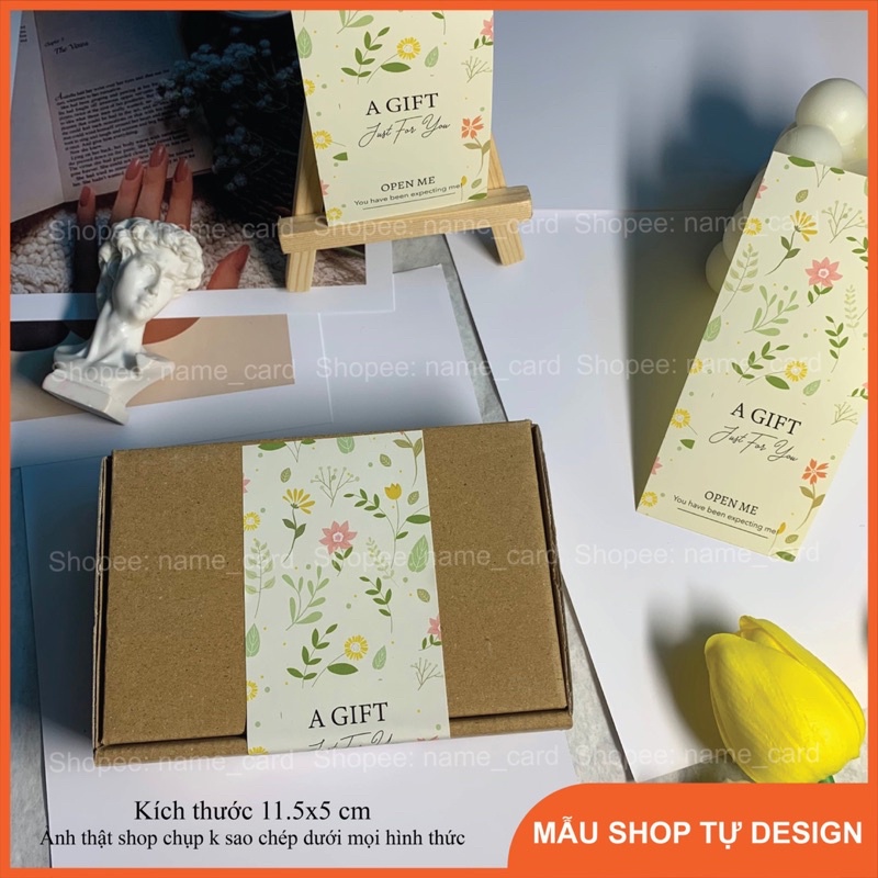 Tem dán vỏ hộp cartoon đóng hàng, tem niêm phong, sticker thank you có sẵn tại shop