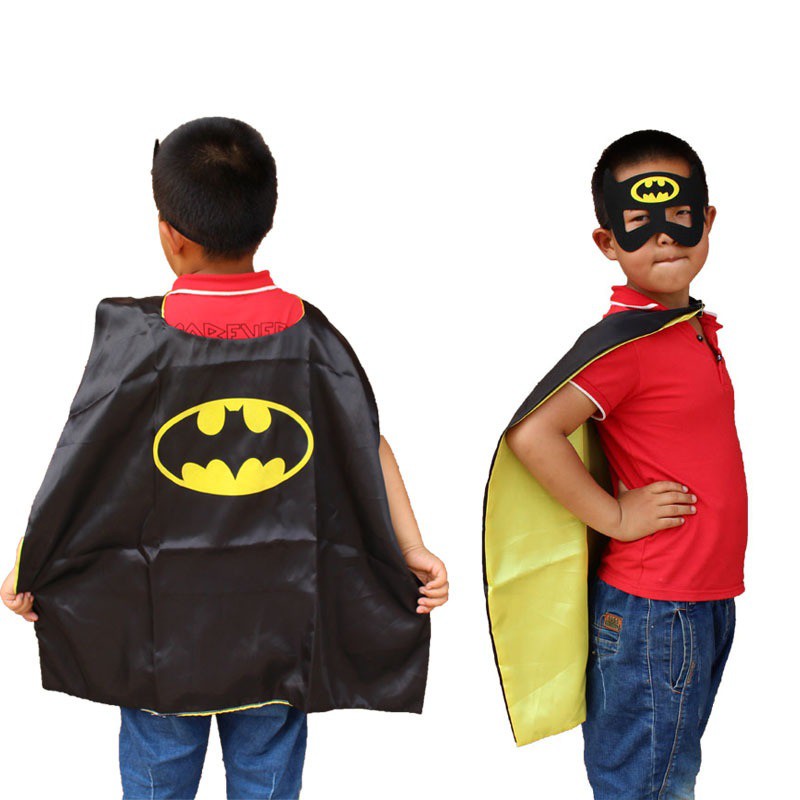💥 Áo Choàng Siêu Nhân Cho Bé 💥 Chất vải đẹp,Màu sắc bắt mắt,có mặt nạ,Nhiều nhân vật.
