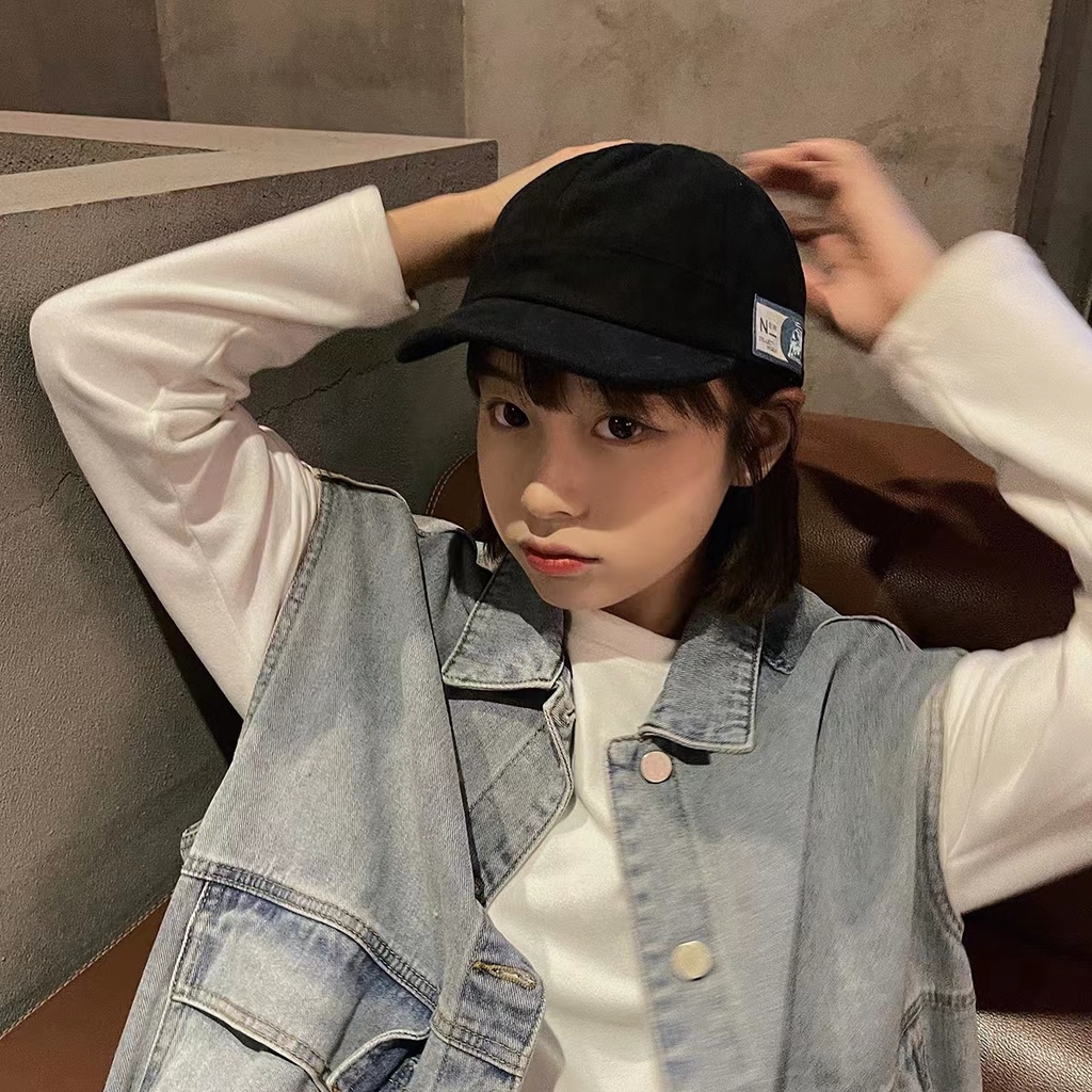 Mũ Lưỡi Trai Bóng Chày Hình Con Bò Phong Cách vintage