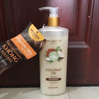 Dầu gội giữ màu tóc nhuộm Purite coconut 350ml