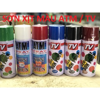 Sơn xịt màu atm / tv