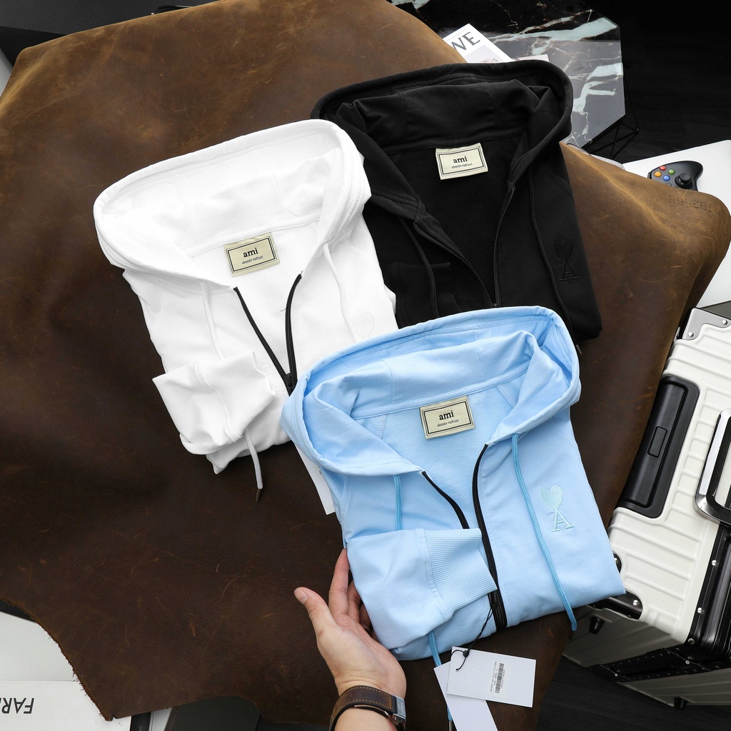 Áo Khoác có nón thu đông vải nỉ da cá cotton xuất dư cao cấp , form unisex , bigsize 100kg - ivanbigsize