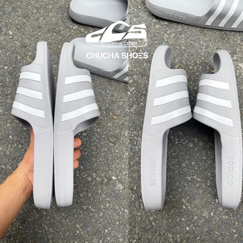 Dép Đúc Adidas Adilette Aqua Màu Xám