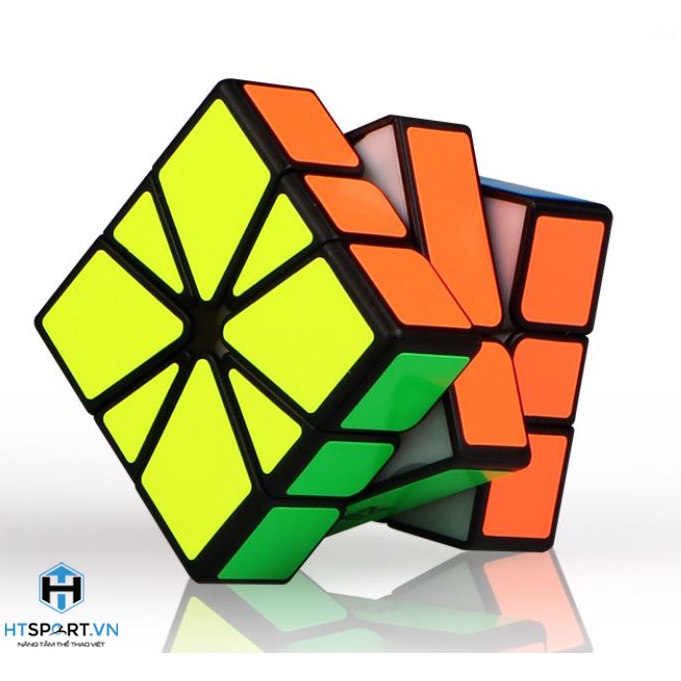 RuBik Biến Thể, Khối Rubik 3x3  QiYi Cube Biến Thể Viền Đen, Đồ Chơi Phát Triễn Trí Tuệ Xoay Trơn Mượt