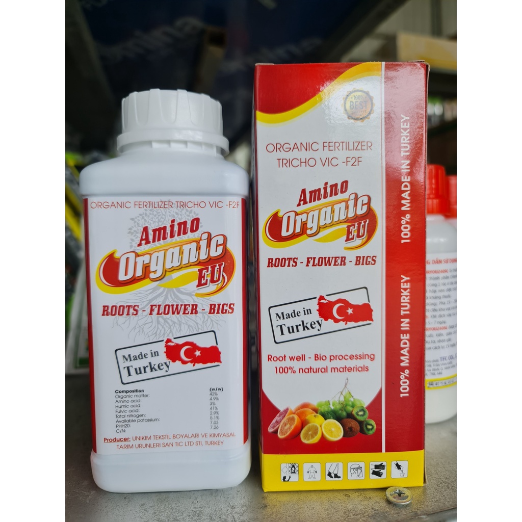 Amino Organic EU - Thỗ nhĩ kỳ, chai 500ml