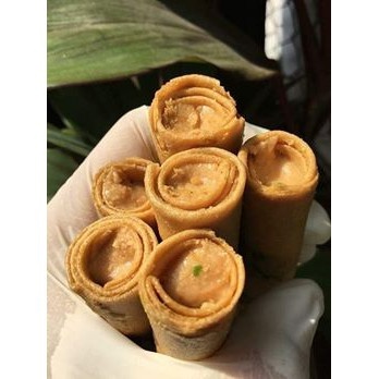Bánh ống Ngò nhân bơ đậu phộng / Bánh kẹp ngò nhân bơ đậu phộng