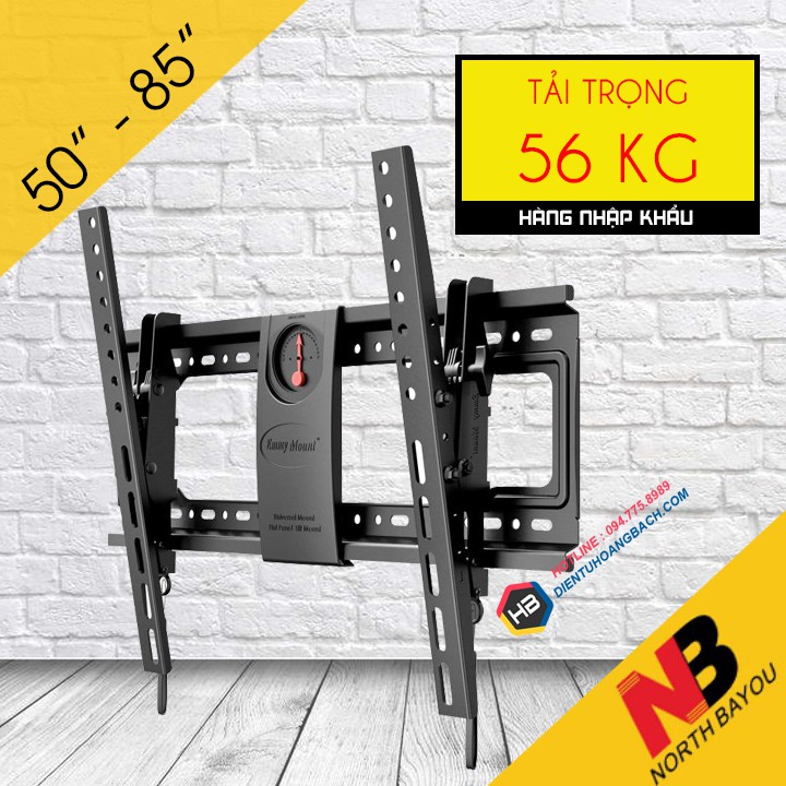 [Nghiêng 12 Độ] Giá treo tivi gật gù NB DF70T (50 - 85 INCH) - Giá treo tivi điều chỉnh góc nghiêng tivi