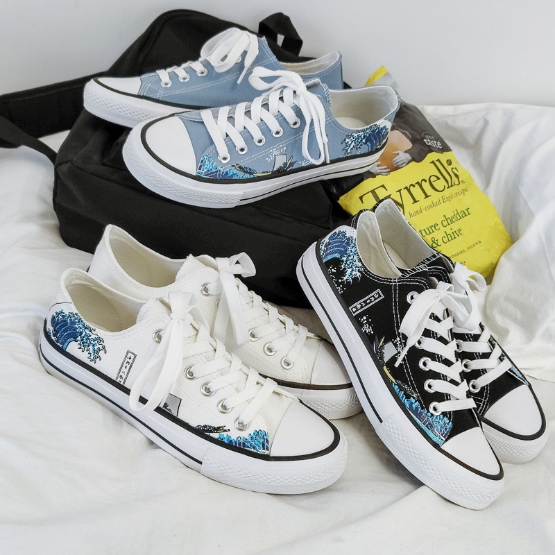 Giày Thể Thao Vải canvas Phong Cách Hong Kong Thời Trang Mùa Xuân Mới 2022 Cho Nam