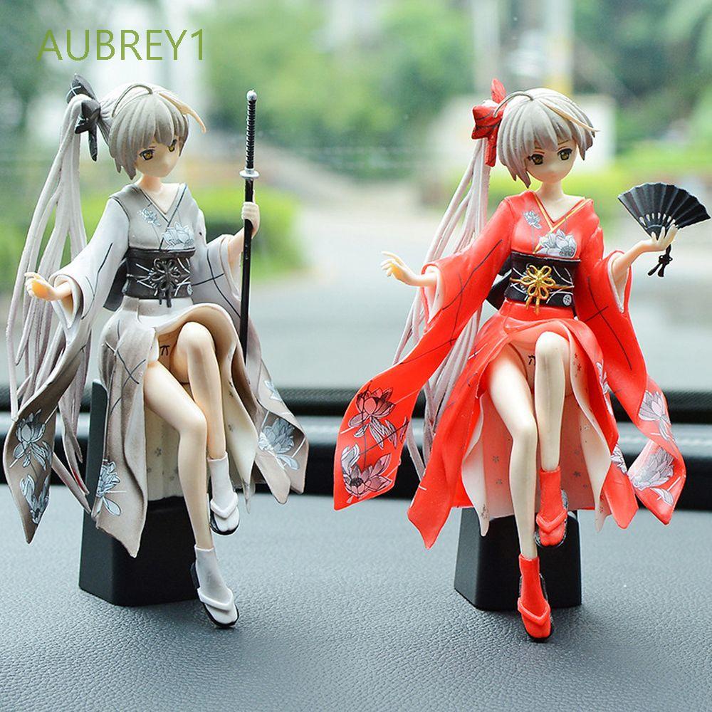 Mô hình nhân vật nữ anime mặc kimono Yosuga no Sora chất liệu pvc nhiều màu dành cho trang trí xe hơi