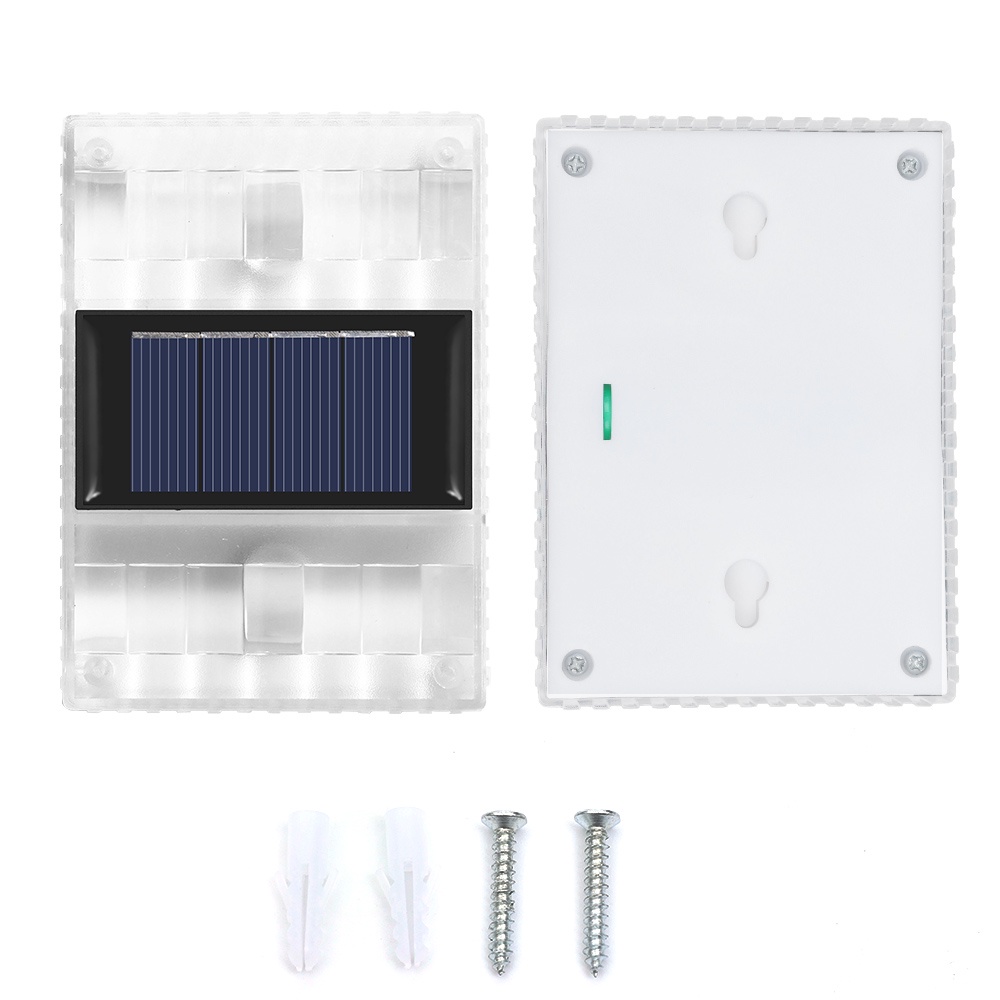 Đèn Led 6 Bóng Trong Suốt Chống Nước Gắn Tường Sử Dụng Năng Lượng Mặt Trời
