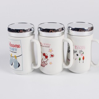 Ly Sứ Nắp Kiếng  300ML