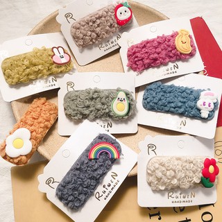 Kẹp Tóc Cotton Phong Cách Hàn Quốc Xinh Xắn Cho Nữ