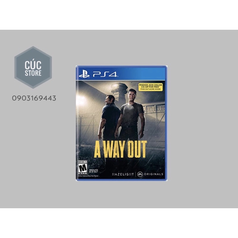 Đĩa chơi game PS4: A Way Out