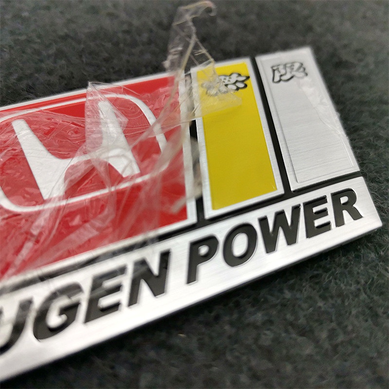 Logo Mugen 3D Bằng Kim Loại Dán Trang Trí Thân Xe Hơi Honda