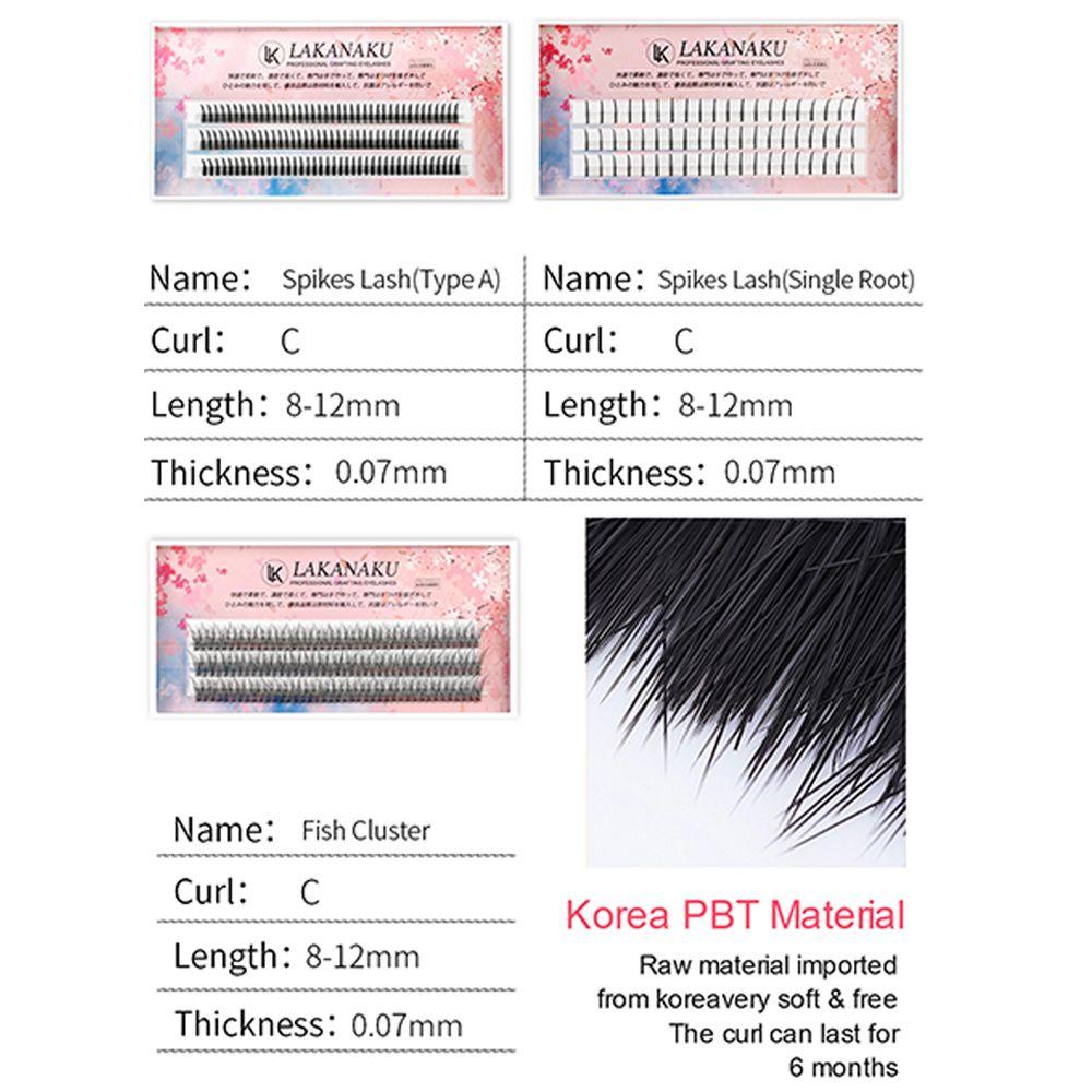 OCEANMAP Lông Mi Giả Cong Dài Tự Nhiên Hình Đuôi Cá