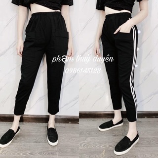 QUẦN JOGGER ĐŨI 2 SỌC SIÊU HÓT