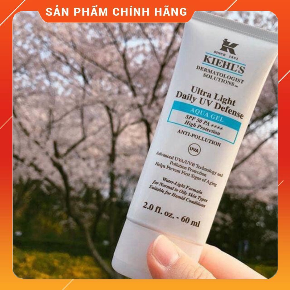 [ Lật Đật Nga Cosmetic ] Kem Chống Nắng KIEHL'S 5ml ( Xanh )  - da dầu, nhạy cảm( Mini size )