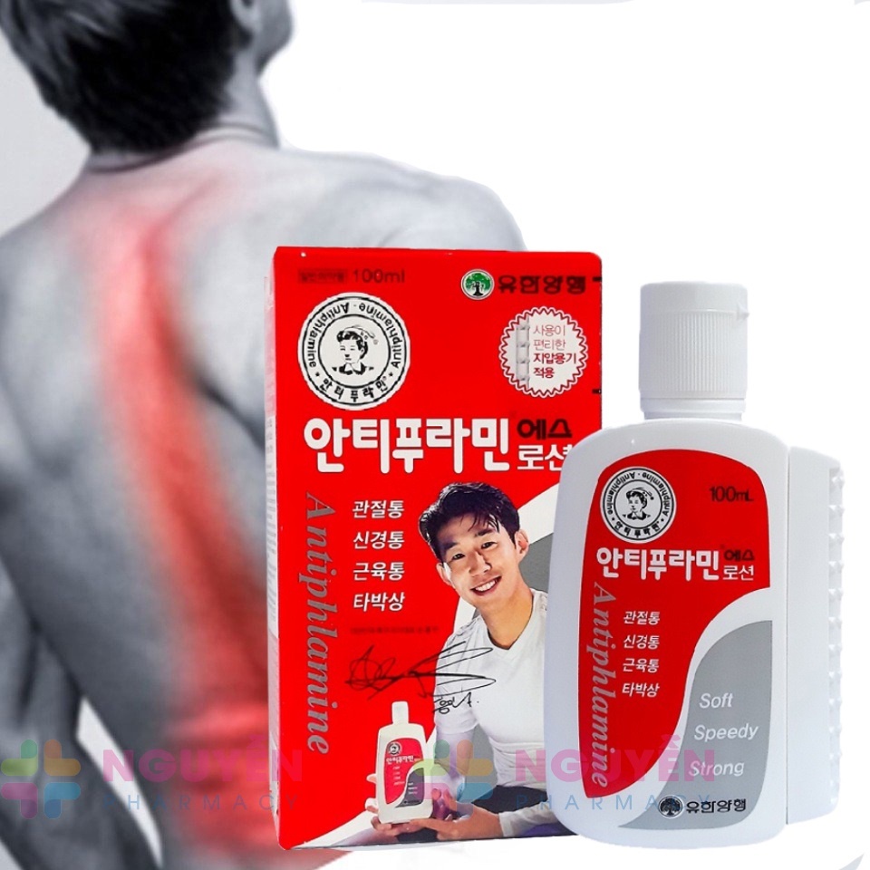 Dầu Nóng Xoa Bóp Antiphlamine Hàn Quốc 100ml  Hòa An