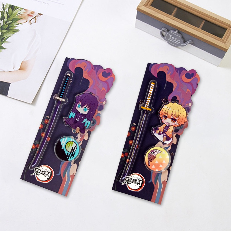 Huy hiệu cài áo phong cách nhân vật hoạt hình Thanh gươm diệt quỷ