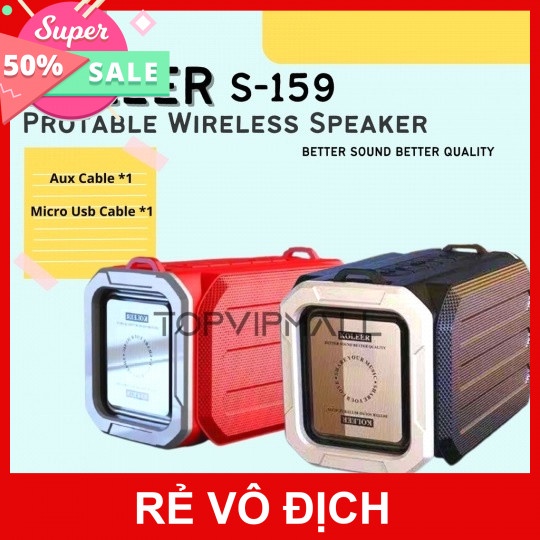 [5❤️][FREESHIP] LOA BLUETOOTH KOLEER S159 - S818 [HCM]