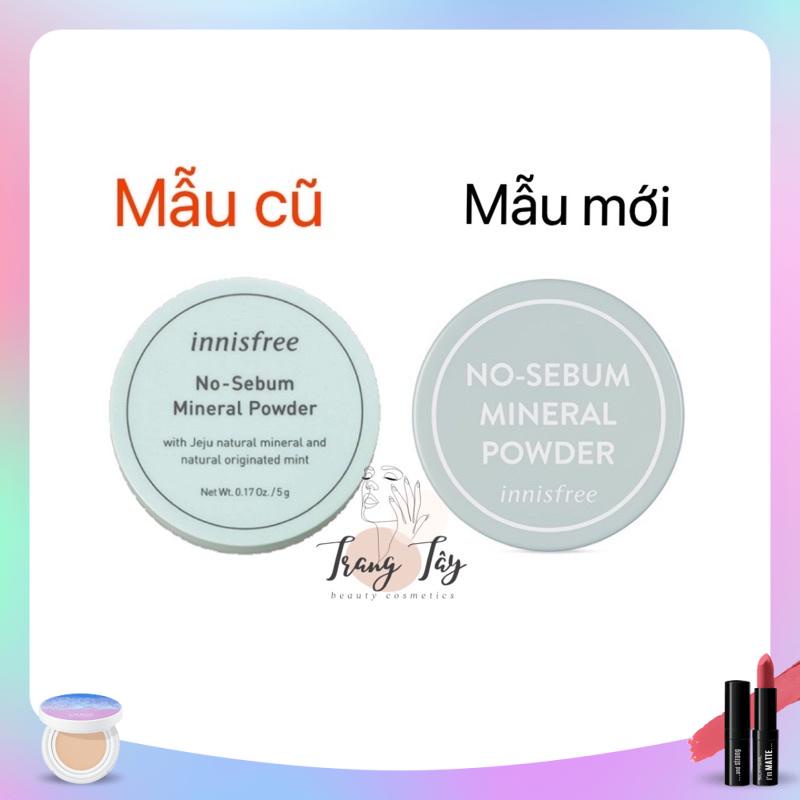 Phấn phủ Bột kiềm dầu Innisfree No Sebum Mineral Powder mẫu mới