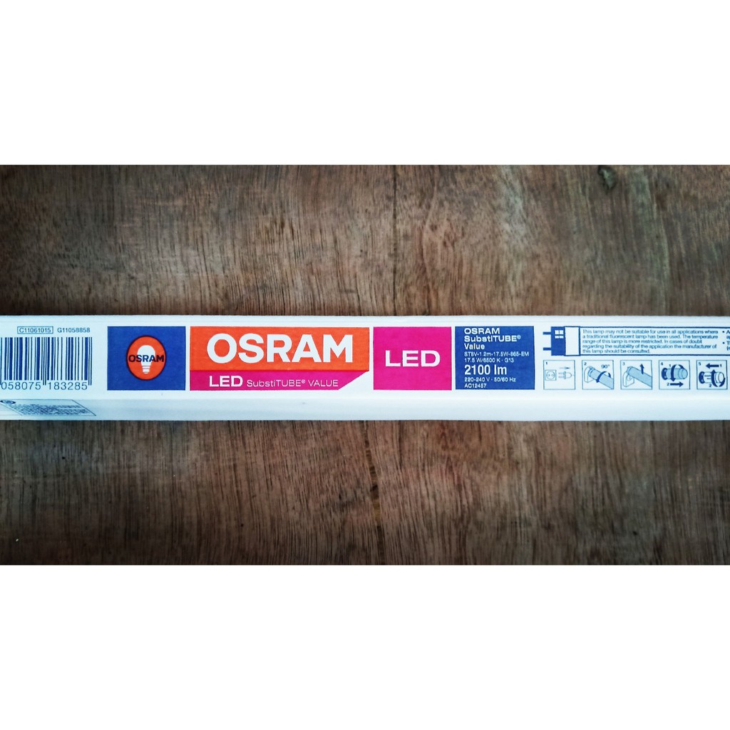 (SALE) Bóng tuýp led OSRAM ST8V-1.2m-17.5W-865 2100Lm