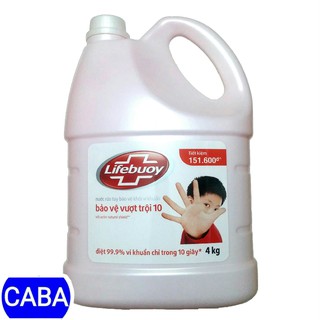 LIFEBUOY Nước rửa tay Bảo Vệ Vượt Trội 10 Đỏ 4Kg
