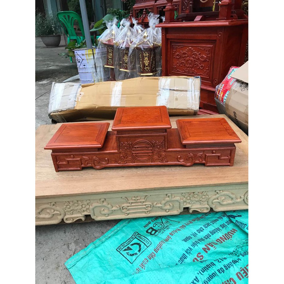 Tam sơn gỗ gụ (mặt 14,16,18,20 cm)