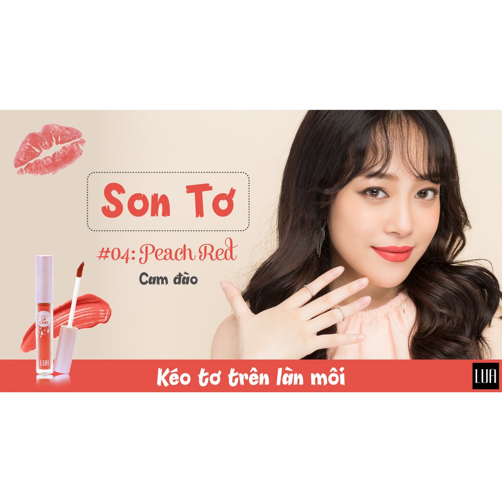 Son Tơ 4D Lua Fashion Lip Care Hiệu ứng kéo tơ 4D Son Lua Hàn Quốc