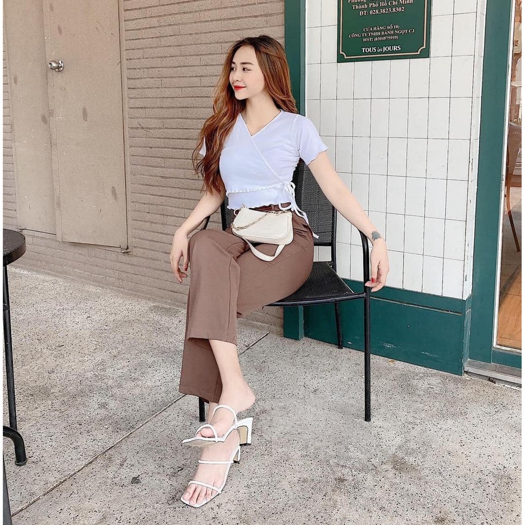 Quần tây xuông bo lưng 03