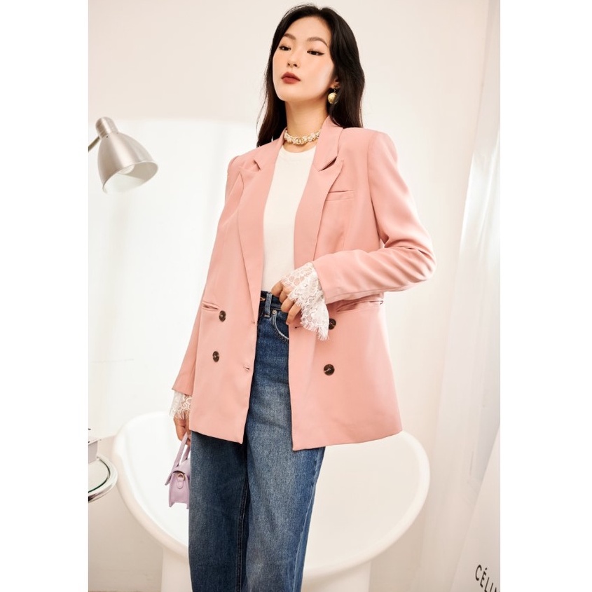 Áo blazer nữ dài tay 2 lớp dày dặn, chuẩn form, phong cách Hàn Quốc A00528