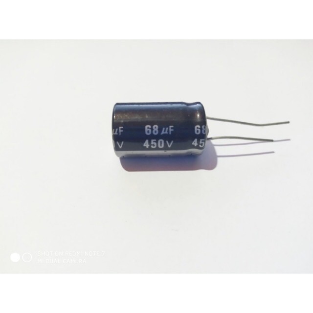 Tụ 68uF/450V (18x25mm) chân mềm