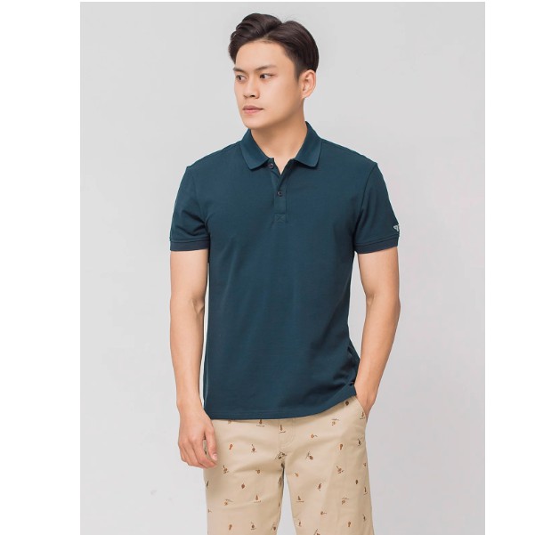 Áo polo nam ARISTINO phom slim fit ôm gọn gàng, thiết kế basic gấu xẻ năng động, lịch sự - APS057S9