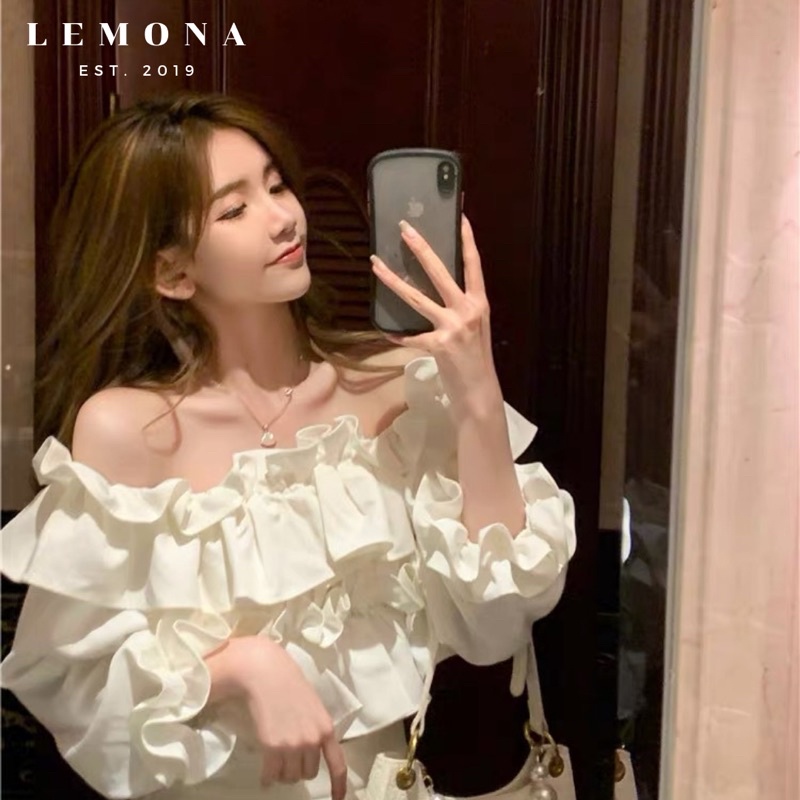 ÁO TRỄ VAI BLOSSOM ÁO TIỂU THƯ